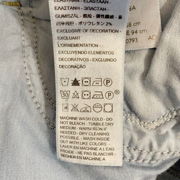 Levis Classic Straight Jeans Blue Stretchy Denim Women's 27 - Picture 9 of 10